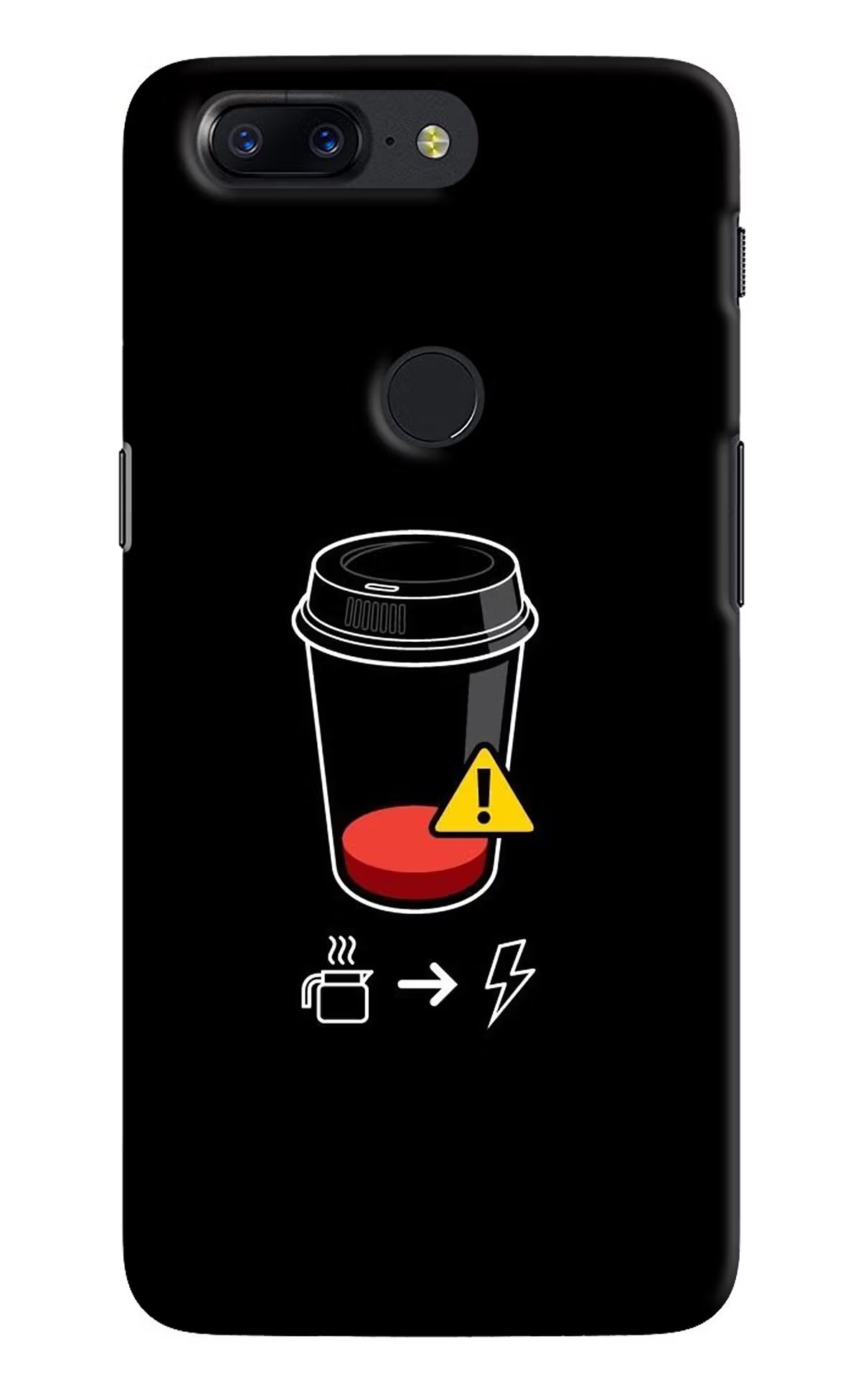 Coffee Oneplus 5T Hard Case Back Cover by Casekaro