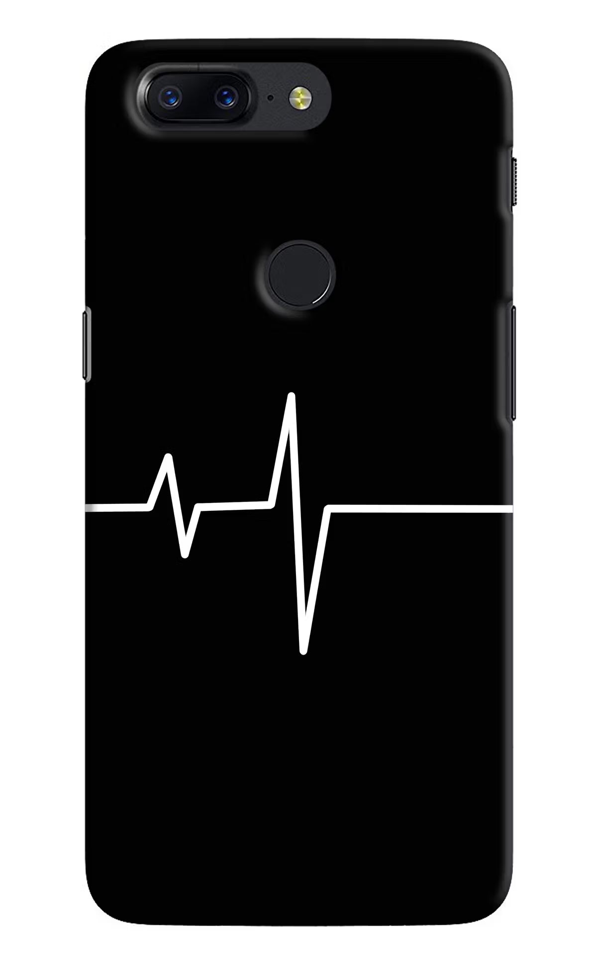Heart Beats Oneplus 5T Hard Case Back Cover by Casekaro