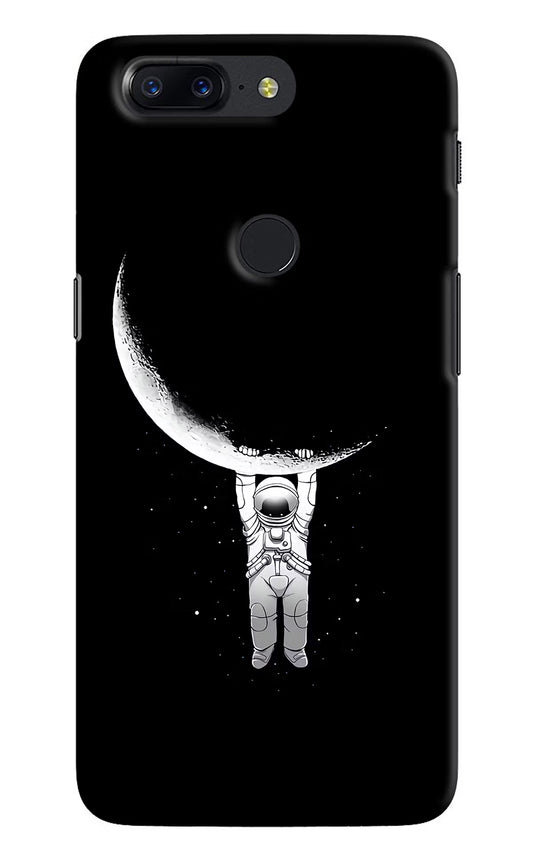 Moon Space Oneplus 5T Hard Case Back Cover by Casekaro