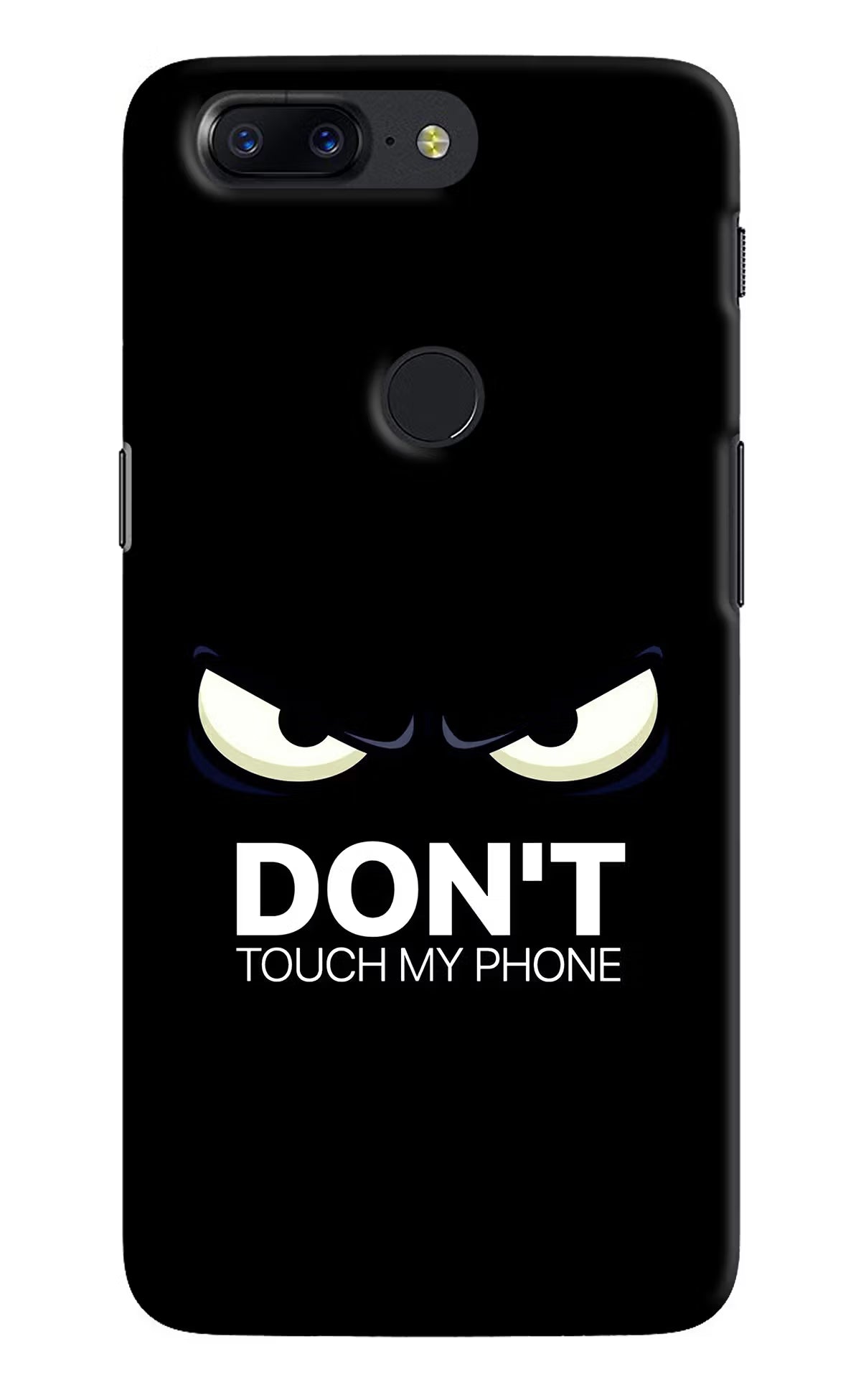 Don'T Touch My Phone Oneplus 5T Hard Case Back Cover by Casekaro
