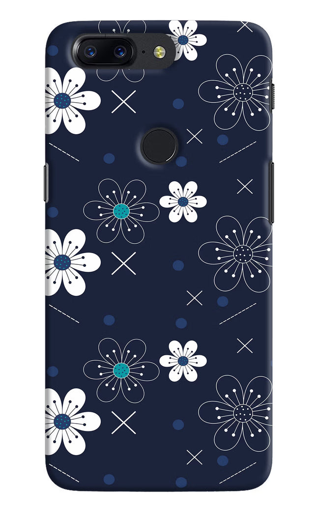 Flowers Oneplus 5T Hard Case Back Cover by Casekaro