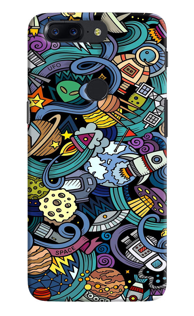 Space Abstract Oneplus 5T Hard Case Back Cover by Casekaro