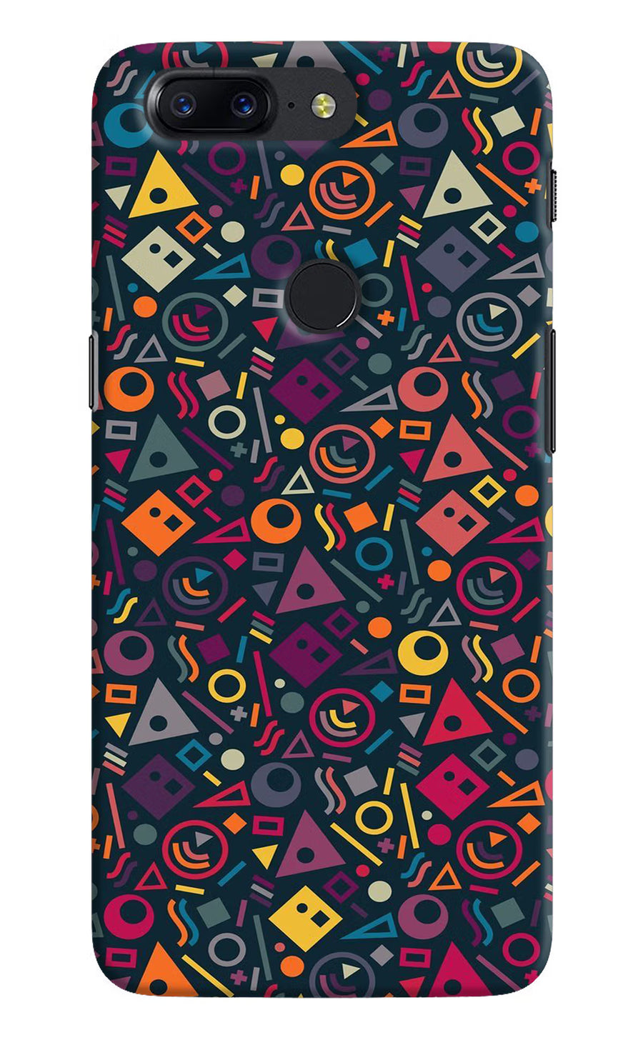 Geometric Abstract Oneplus 5T Back Cover, Hard case