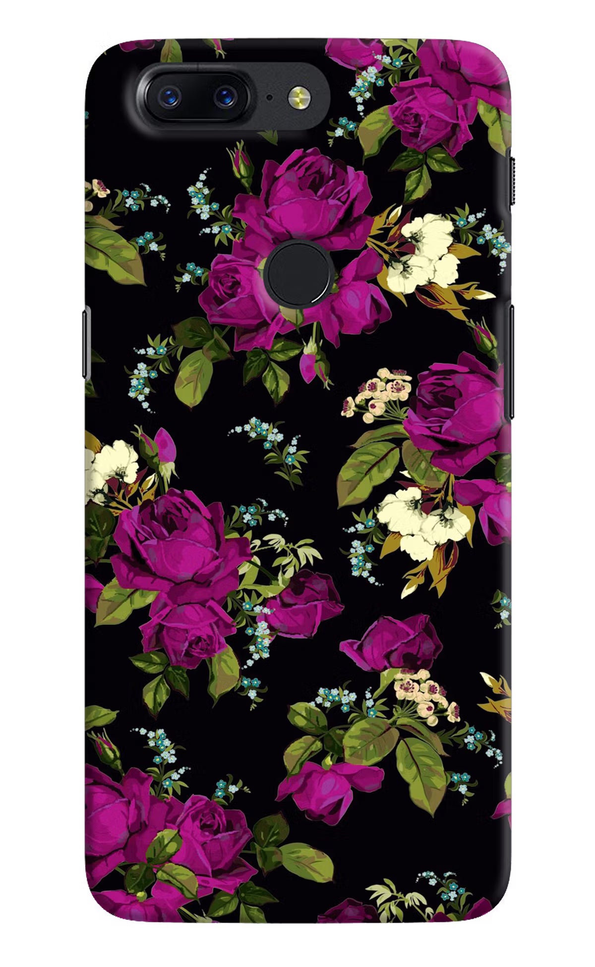 Flowers Oneplus 5T Hard Case Back Cover by Casekaro