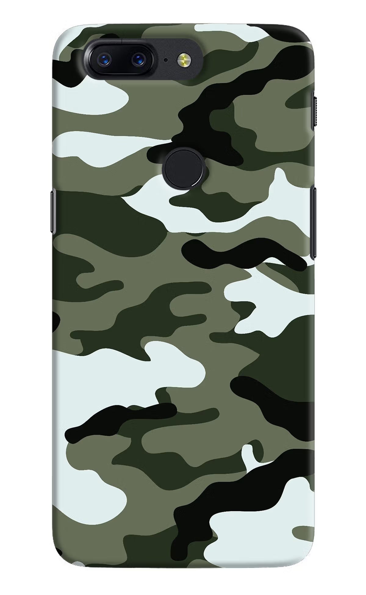 Camouflage Oneplus 5T Hard Case Back Cover by Casekaro
