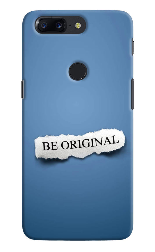 Be Original Oneplus 5T Hard Case Back Cover by Casekaro