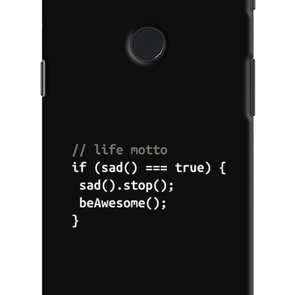 Life Motto Code Oneplus 5T Hard Case Back Cover by Casekaro