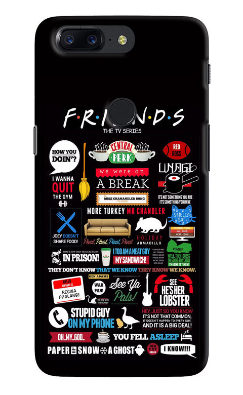 FRIENDS Oneplus 5T Back Cover