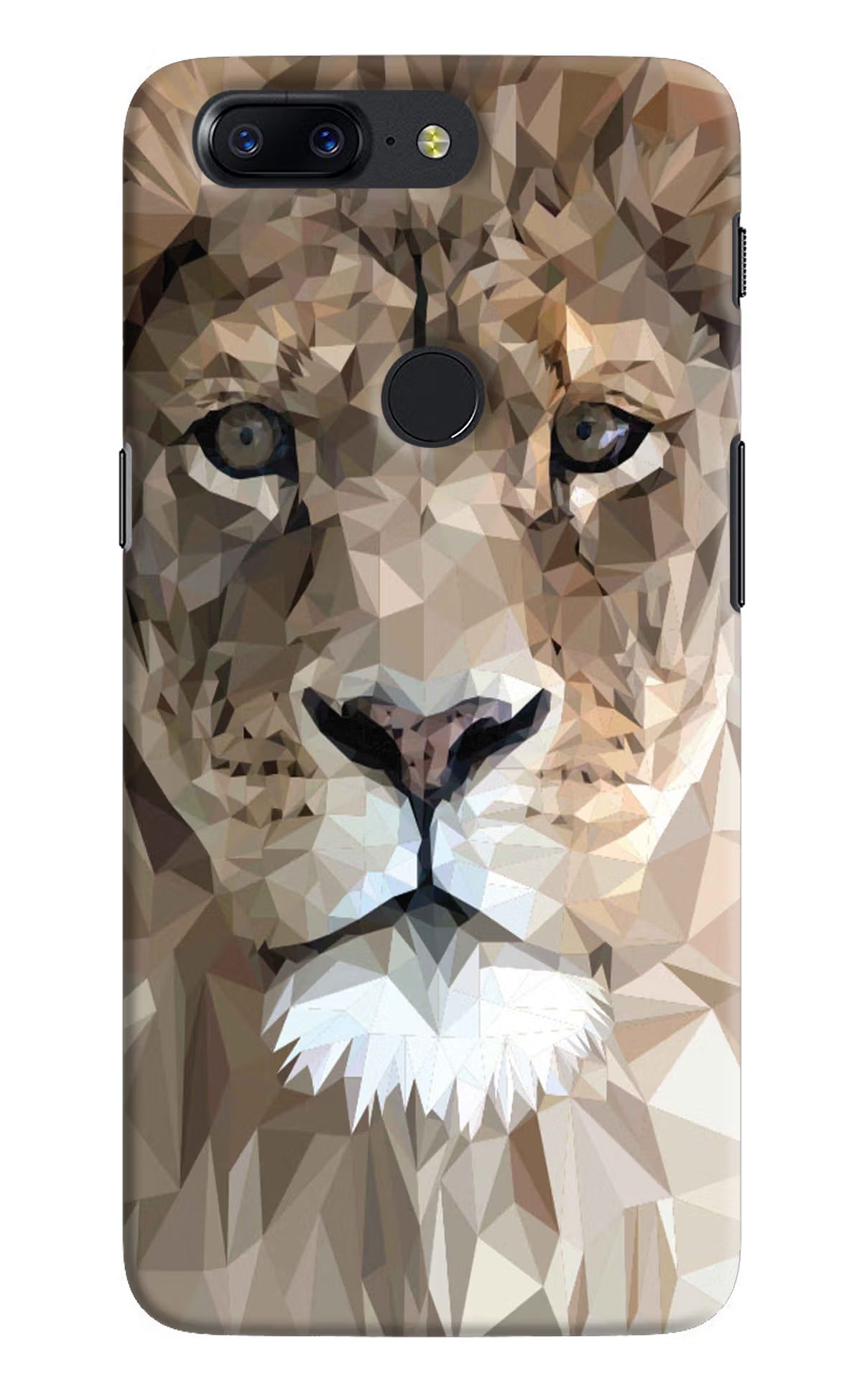 Lion Art Oneplus 5T Hard Case Back Cover by Casekaro