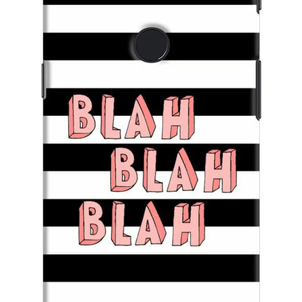 Blah Blah Blah Oneplus 5T Hard Case Back Cover by Casekaro