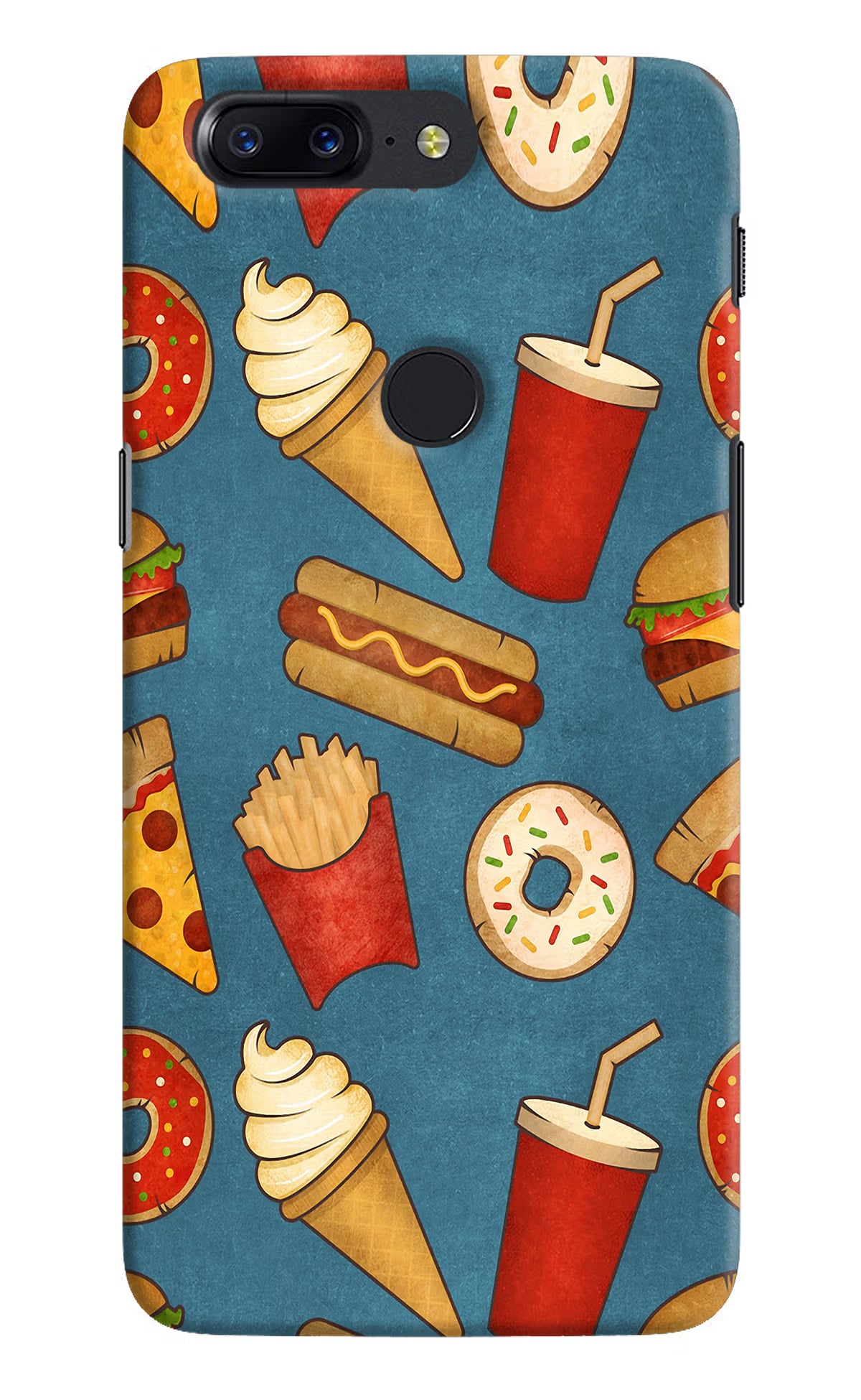 Foodie Oneplus 5T Hard Case Back Cover by Casekaro