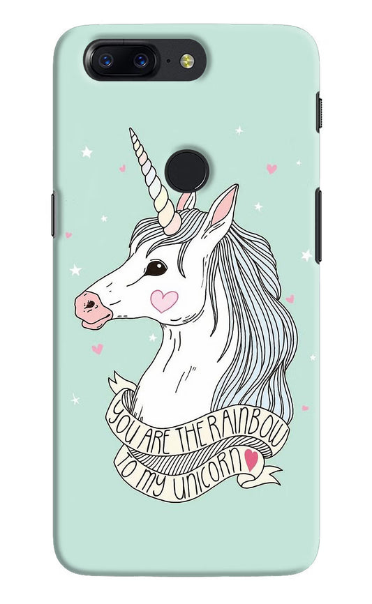 Unicorn Wallpaper Oneplus 5T Hard Case Back Cover by Casekaro