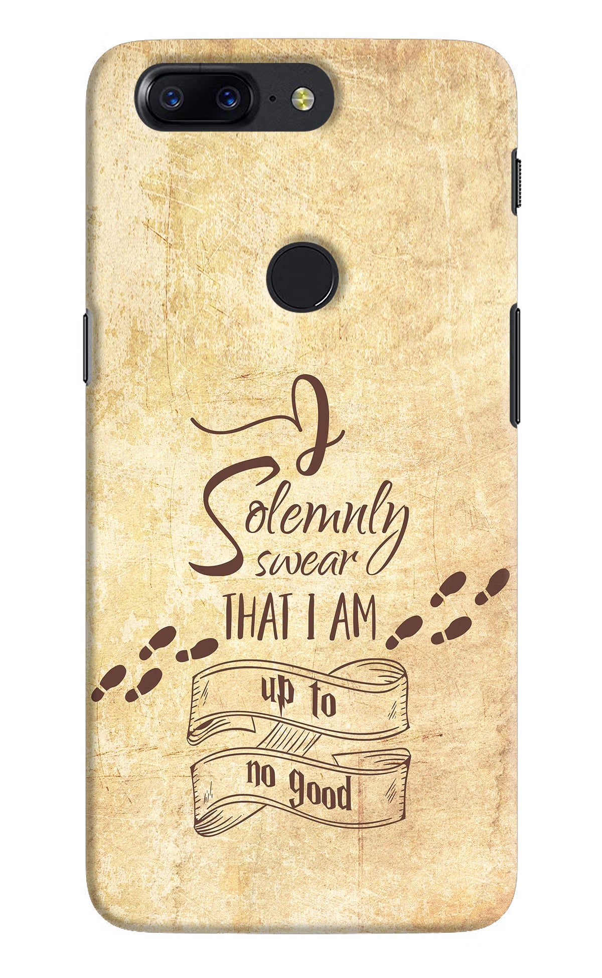 I Solemnly swear that i up to no good Oneplus 5T Hard Case Back Cover by Casekaro