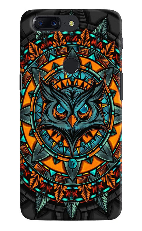 Angry Owl Art Oneplus 5T Back Cover