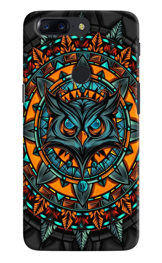 Angry Owl Art Oneplus 5T Hard Case Back Cover by Casekaro