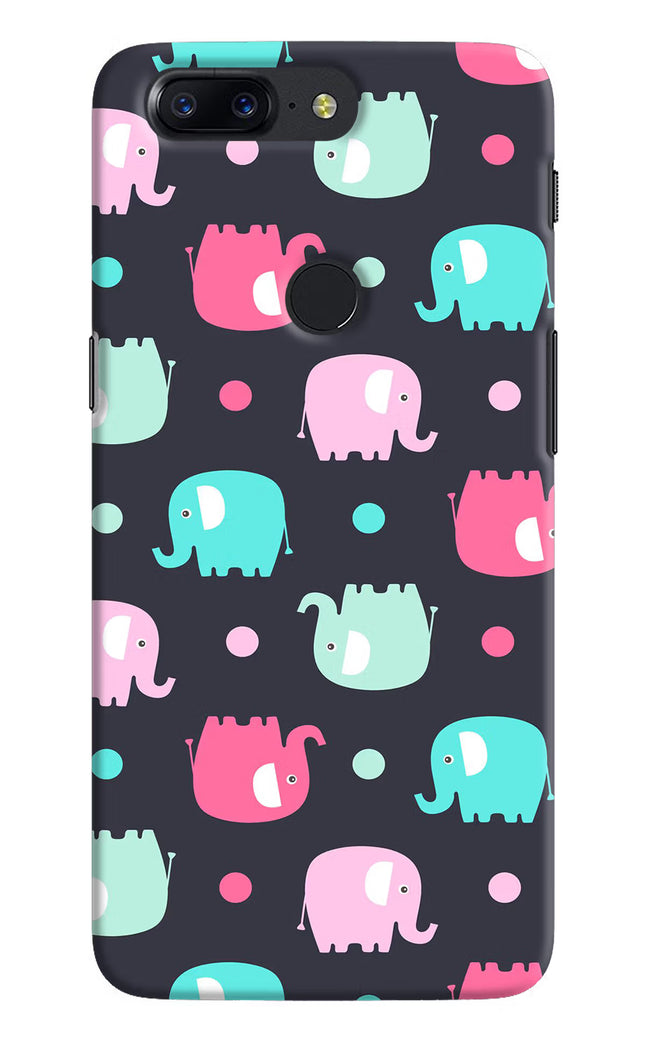 Elephants Oneplus 5T Hard Case Back Cover by Casekaro