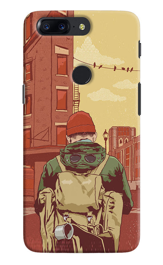 Adventurous Oneplus 5T Hard Case Back Cover by Casekaro