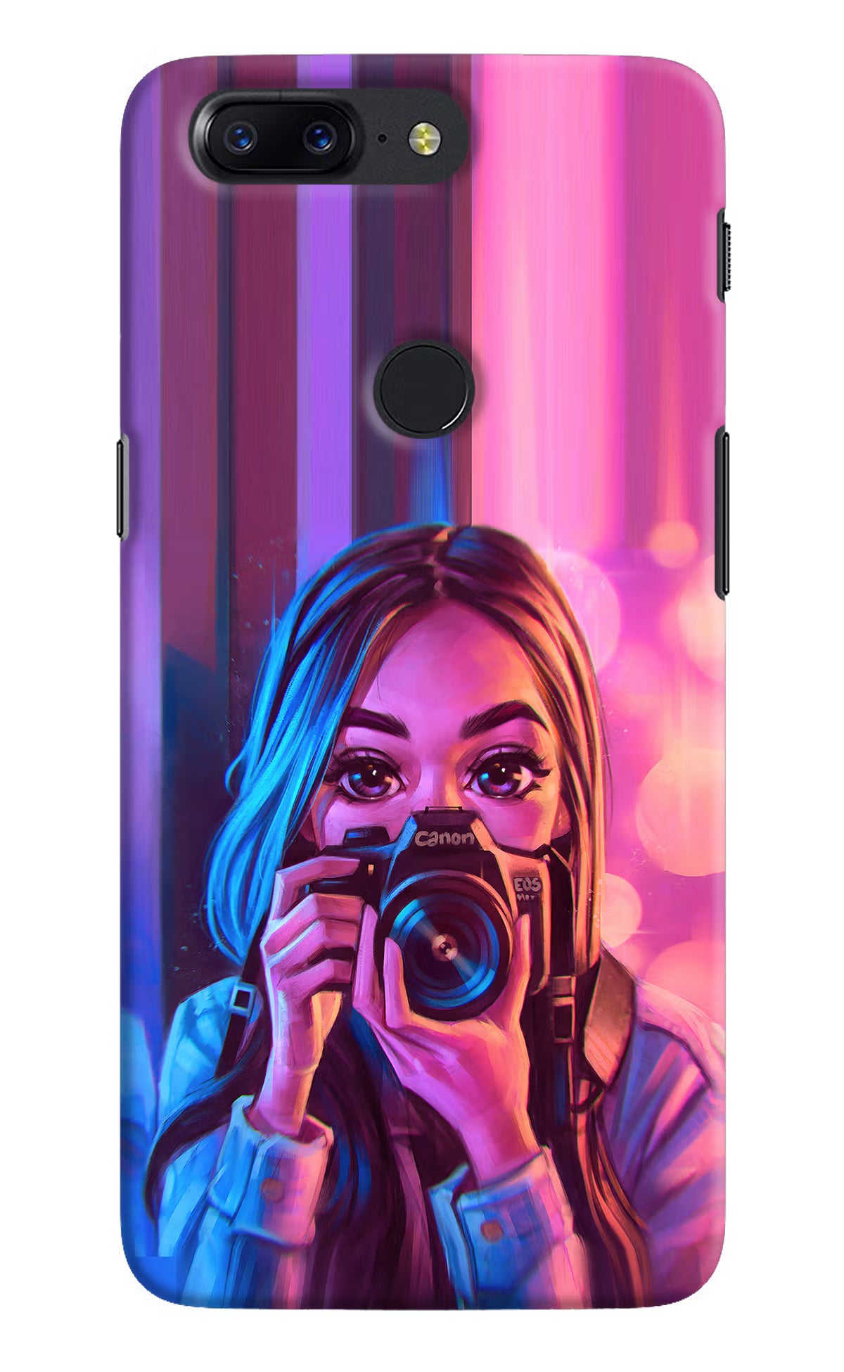 Girl Photographer Oneplus 5T Hard Case Back Cover by Casekaro