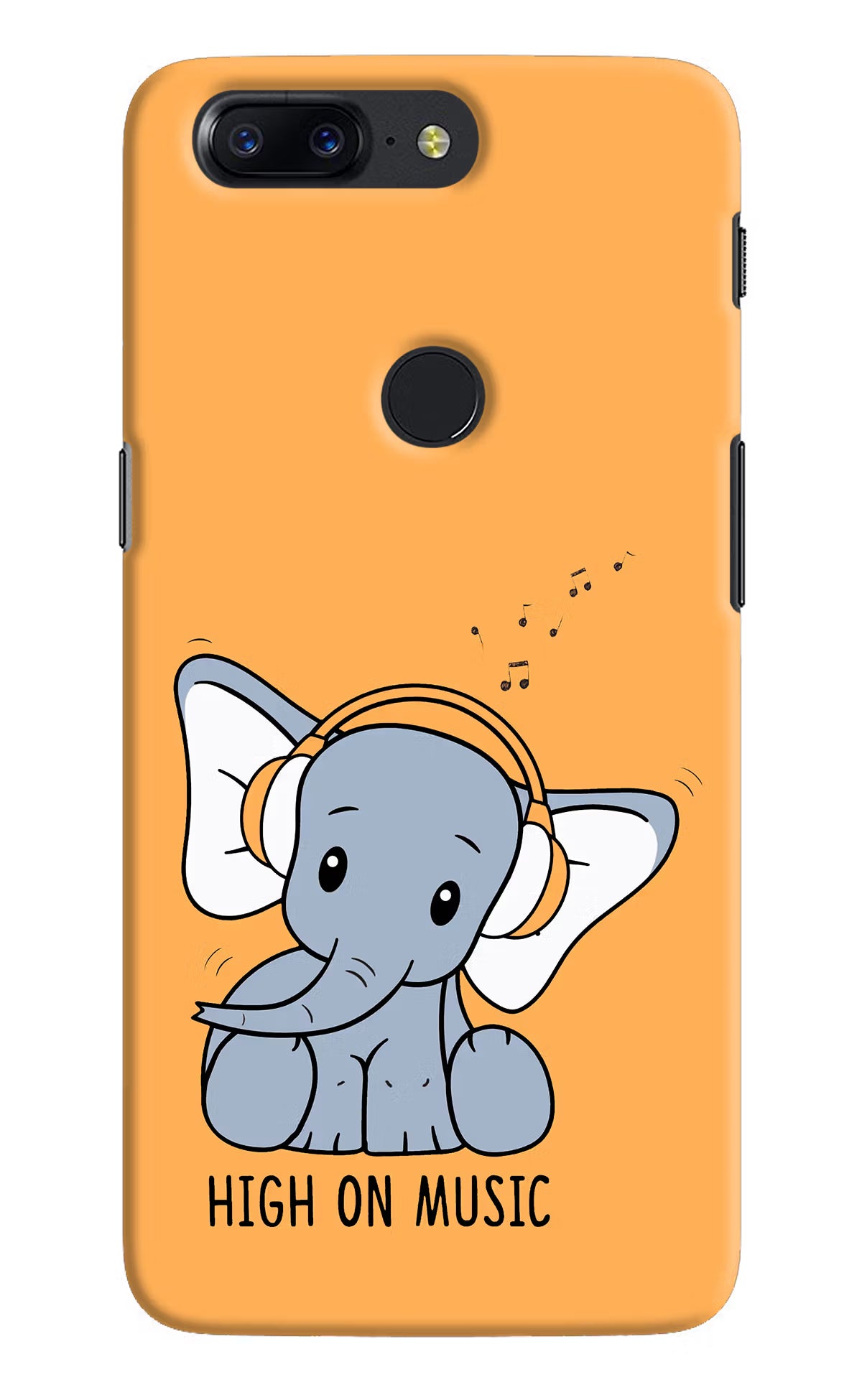 High On Music Oneplus 5T Hard Case Back Cover by Casekaro