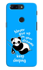 Keep Sleeping Oneplus 5T Hard Case Back Cover by Casekaro