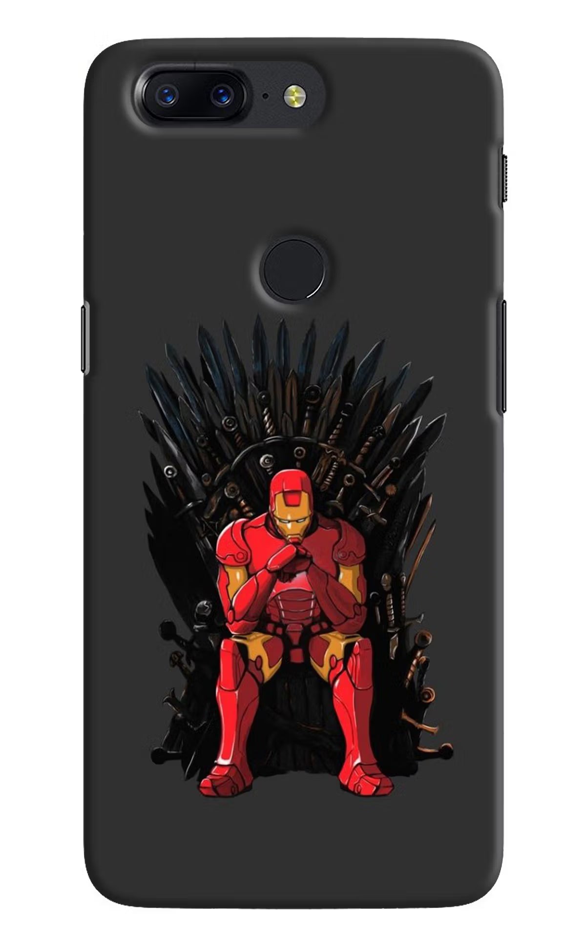Ironman Throne Oneplus 5T Hard Case Back Cover by Casekaro
