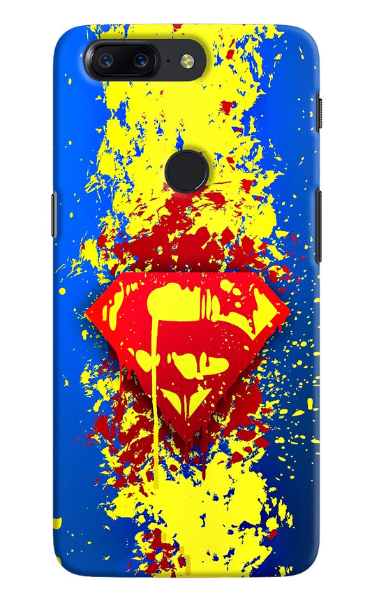 Superman logo Oneplus 5T Hard Case Back Cover by Casekaro