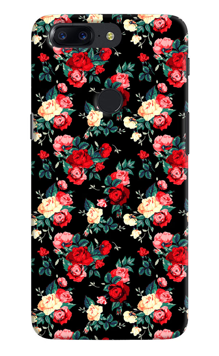 Rose Pattern Oneplus 5T Back Cover, Hard case