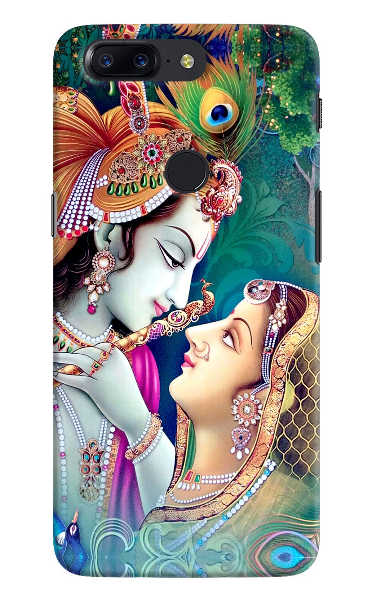 Lord Radha Krishna Oneplus 5T Hard Case Back Cover by Casekaro