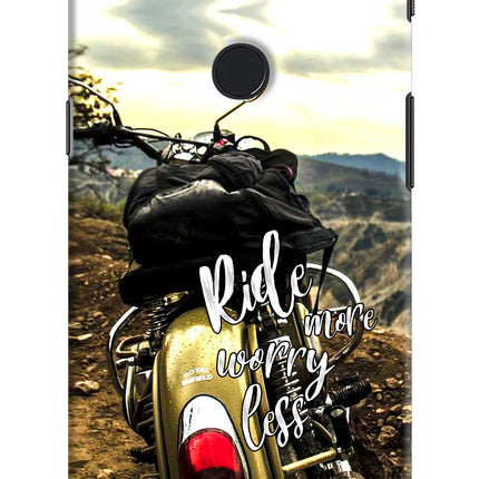 Ride More Worry Less Oneplus 5T Hard Case Back Cover by Casekaro