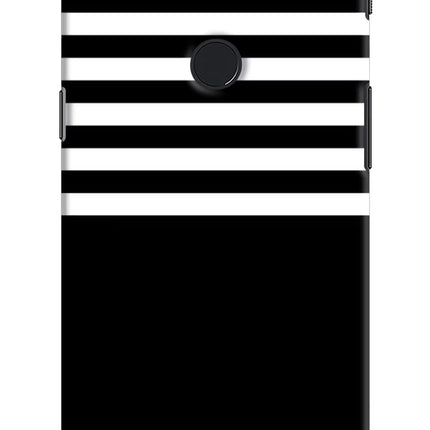 Black and White Print Oneplus 5T Hard Case Back Cover by Casekaro