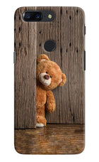 Teddy Wooden Oneplus 5T Hard Case Back Cover by Casekaro