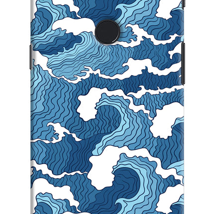 Blue Waves Oneplus 5T Hard Case Back Cover by Casekaro