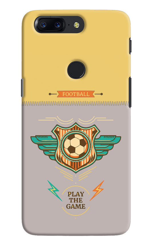 Football Oneplus 5T Hard Case Back Cover by Casekaro