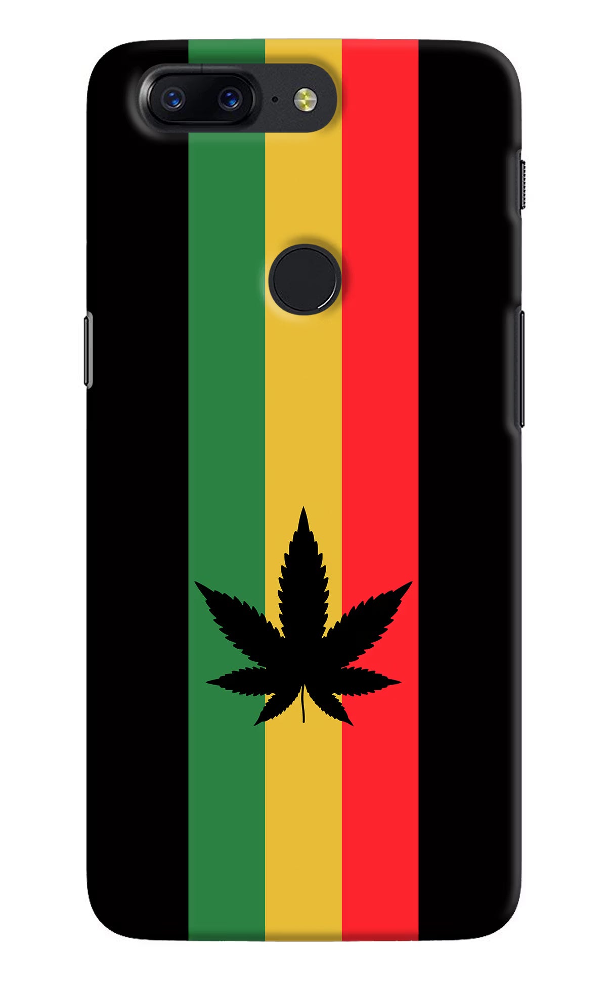 Weed Flag Oneplus 5T Hard Case Back Cover by Casekaro