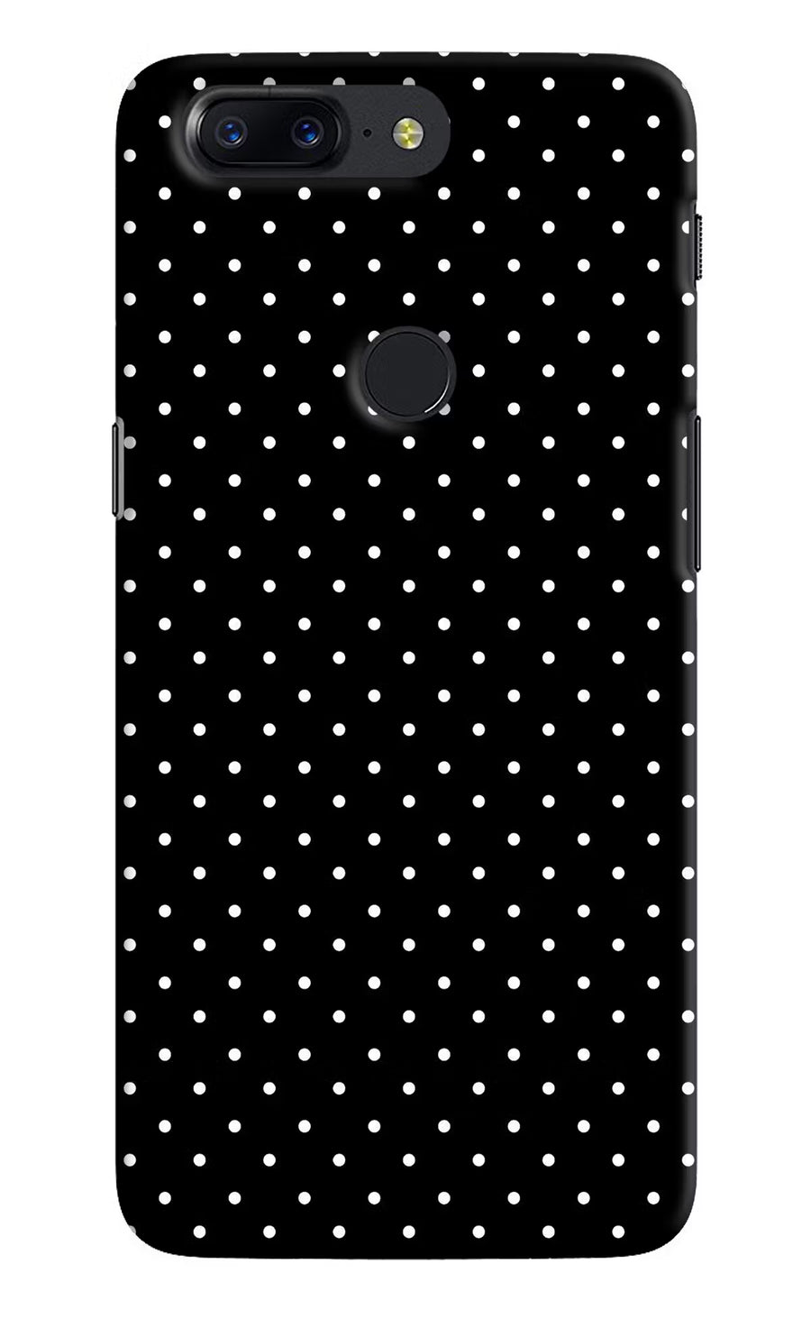 White Dots Oneplus 5T Back Cover, Hard case