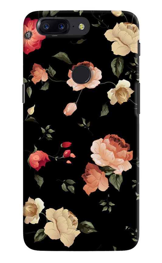 Flowers Oneplus 5T Hard Case Back Cover by Casekaro