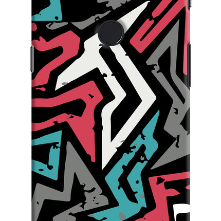 Geometric Graffiti Oneplus 5T Hard Case Back Cover by Casekaro