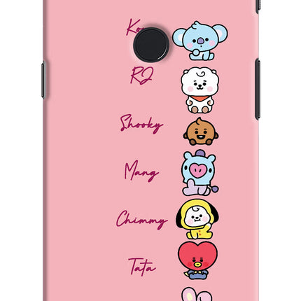 BTS names Oneplus 5T Hard Case Back Cover by Casekaro