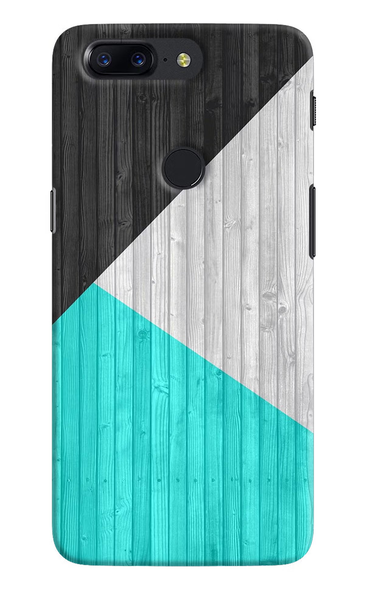 Wooden Abstract Oneplus 5T Hard Case Back Cover by Casekaro