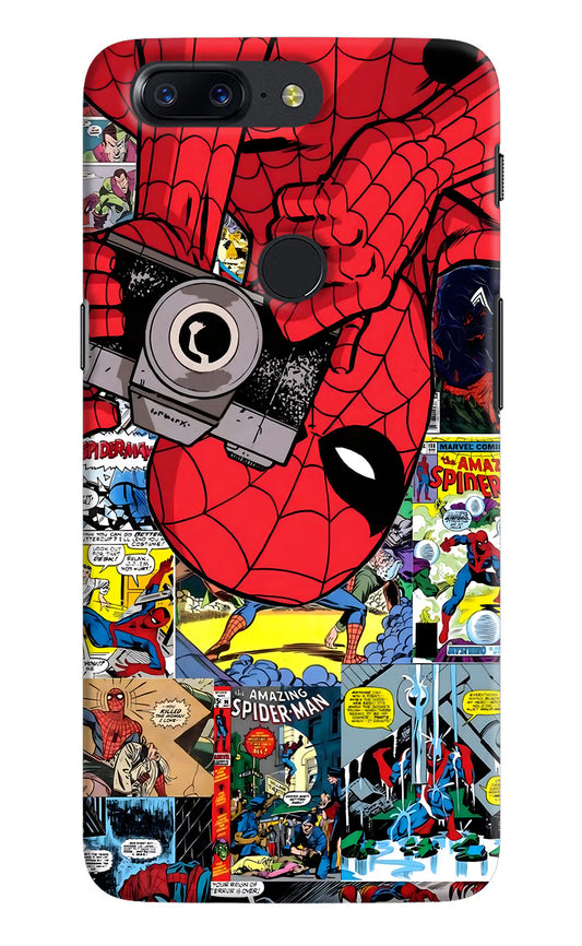 Spider Man Oneplus 5T Hard Case Back Cover by Casekaro