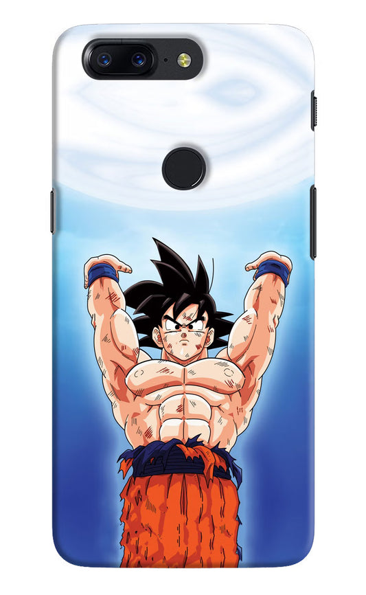 Goku Power Oneplus 5T Hard Case Back Cover by Casekaro