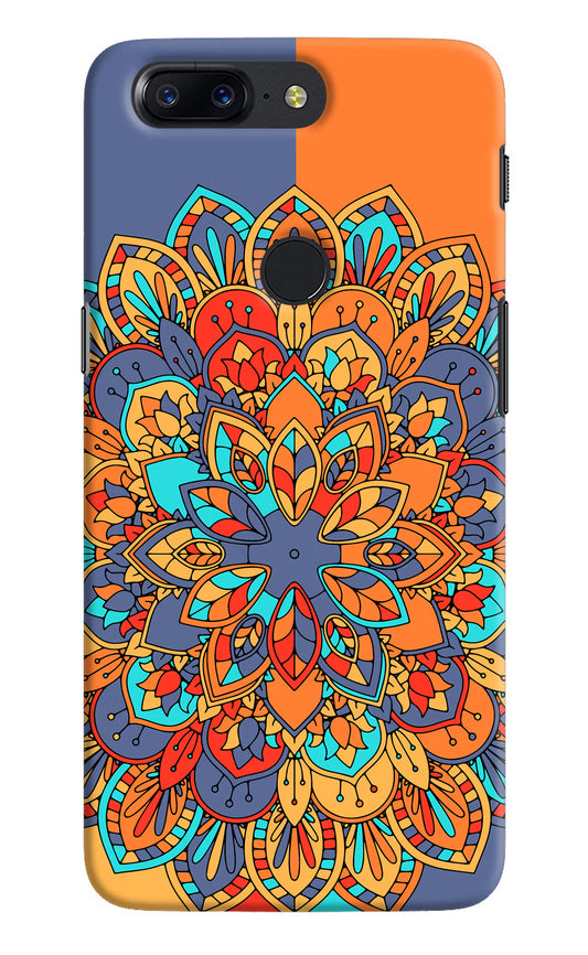 Color Mandala Oneplus 5T Hard Case Back Cover by Casekaro