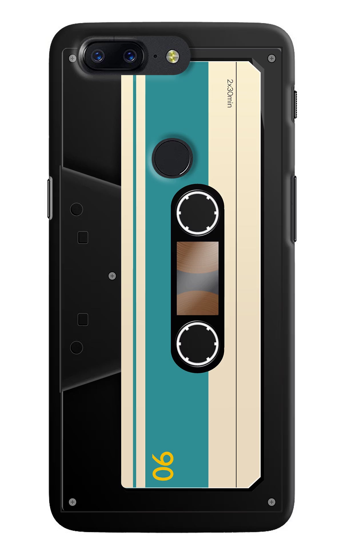 Cassette Oneplus 5T Hard Case Back Cover by Casekaro