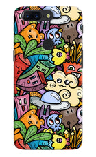 Veggie Doodle Oneplus 5T Hard Case Back Cover by Casekaro