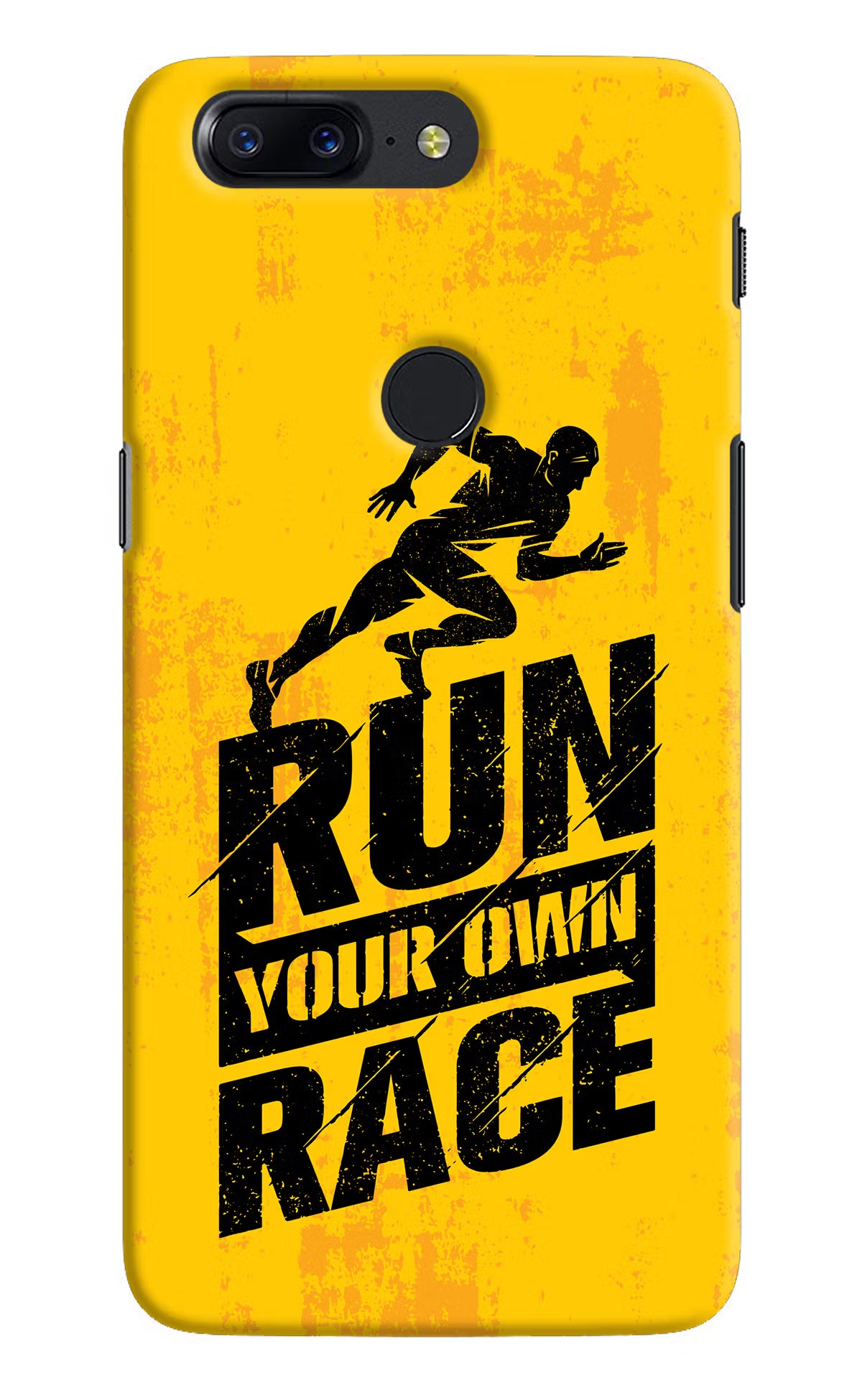 Run Your Own Race Oneplus 5T Hard Case Back Cover by Casekaro