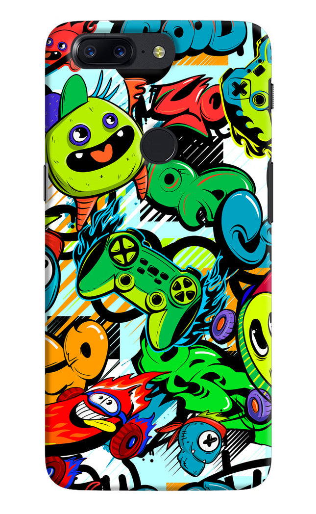 Game Doodle Oneplus 5T Hard Case Back Cover by Casekaro