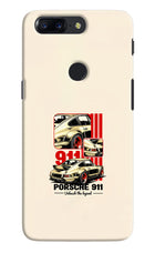 Classic Porsche 911 Oneplus 5T Hard Case Back Cover by Casekaro