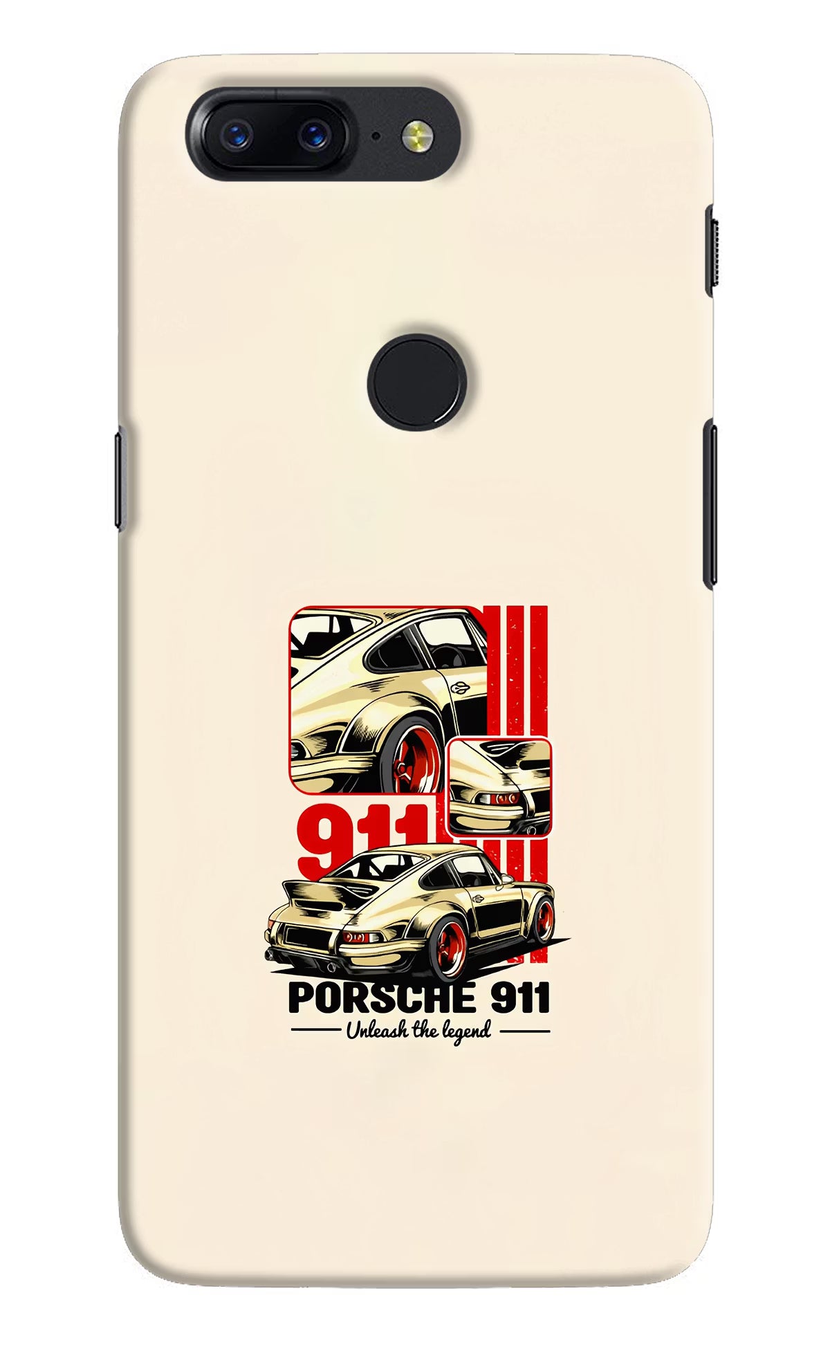 Classic Porsche 911 Oneplus 5T Hard Case Back Cover by Casekaro