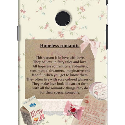 Hopeless Romantic Oneplus 5T Hard Case Back Cover by Casekaro