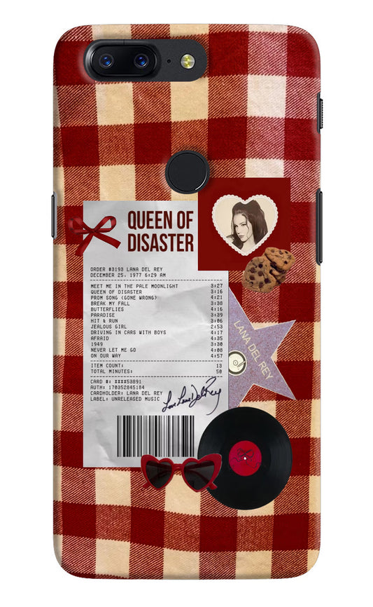 Queen of Disaster Oneplus 5T Hard Case Back Cover by Casekaro